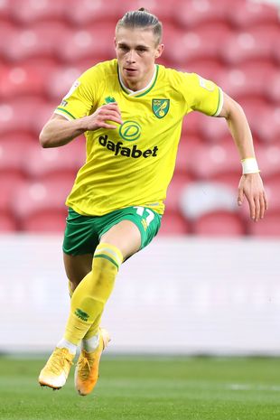 Przemyslaw Placheta of Norwich City took 6th place