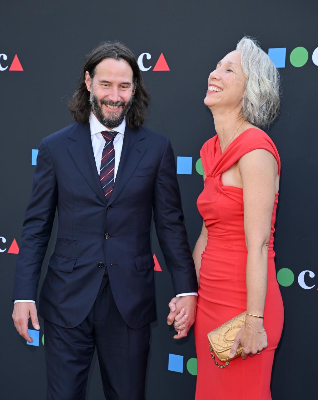 Keanu Reeves Recalls Sweet Moment 'In Bed' With Girlfriend Alexandra Grant  | HuffPost Entertainment