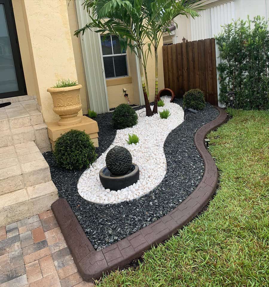 corner landscaping