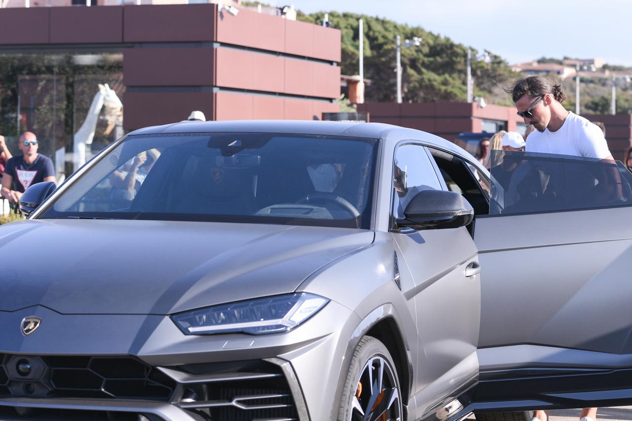 Ibrahimovic has been driving a £160k Lamborghini Urus to training with AC Milan