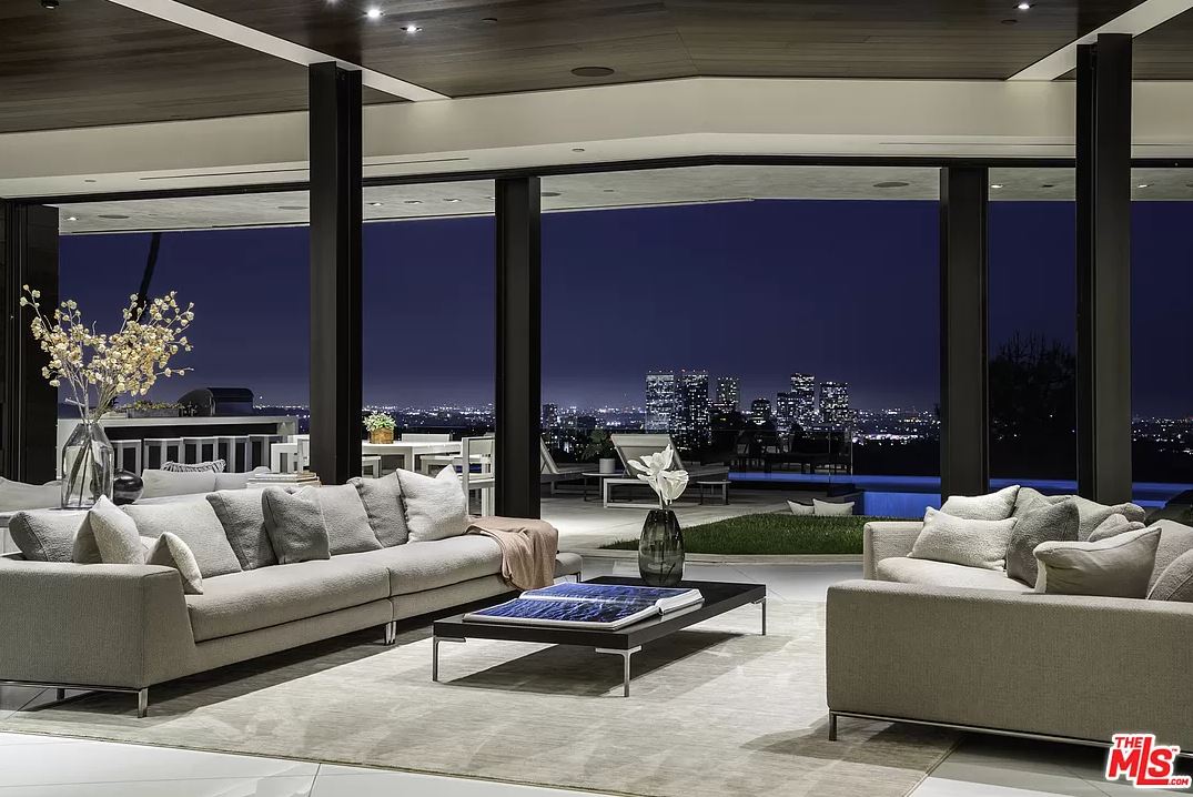  The property has stunning views over LA