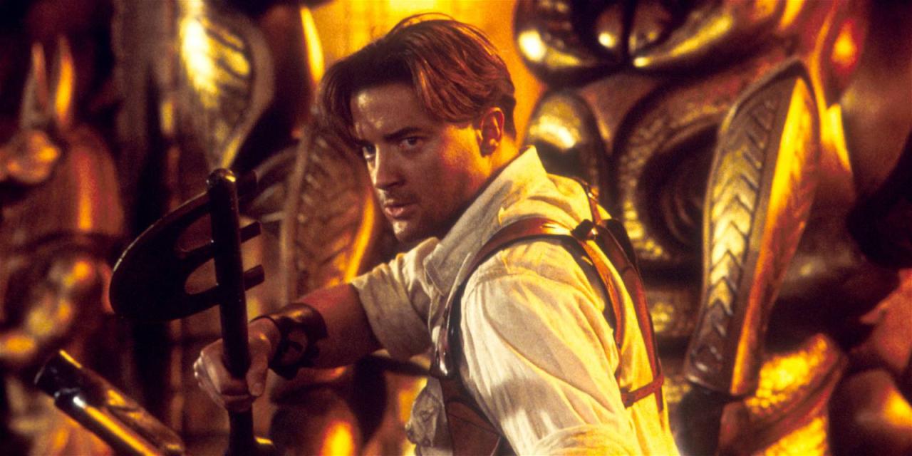 Brendan Fraser in The Mummy returns