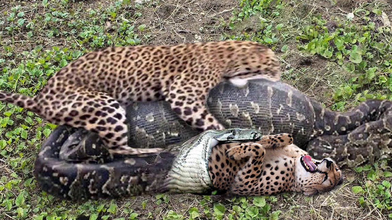 Python Too Aggressiʋe, Leopard CuƄ Can't Escape of Giant Anaconda, Python ʋs Lion, Crocodile, Serʋal - YouTuƄe